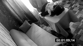 The boss fucked the housemaid in her pussy after a hard day