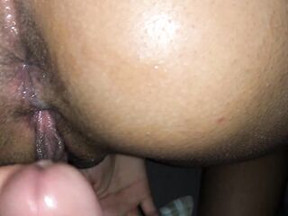 Ripping additional taut dark hole close-up + creampie inside [POV]