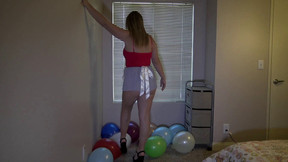 Balloon fun with Kendra