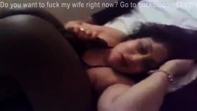 British MILF gets fucked by BBC while Cuckold watches
