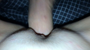 Homemade close-up pussy fuck and creampie