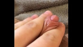 Hairy huge clit