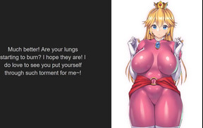 Princess Peach 2 - Humiliation, Mouth Soaping, Spit, Piss, Ass, Pet, and Breath Play JOI