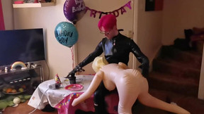 birthday sex in latex with my new girlfriend april 13th 2021