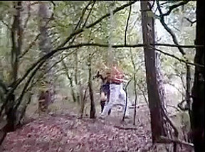 GIRLFRIEND CAUGHT CHEATING with 2 mates in woods