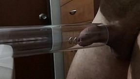 Vacuum Cleaner Suck Flutter and Cum 2 Sideview Slo-Mo