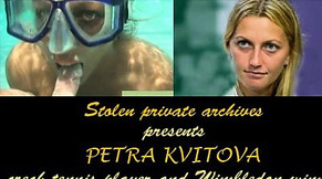 Petra Kvitova czech Wimbledon winner and blowjob underwater