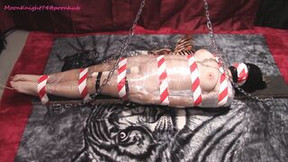 Mummified and suspended to multiple orgasms- 1000% consensual