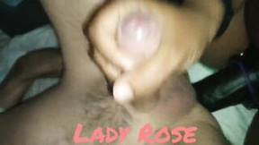 Lady Rose fucking bitch with strap-on until she jizzes for