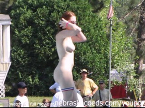 Strippers Raw and Naked in Public at Awesome Nudes a Poppin Festival Indiana