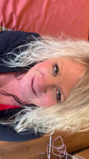 BBW Big Tit Blonde Freckled Milf Motel 6 Public Blowjob