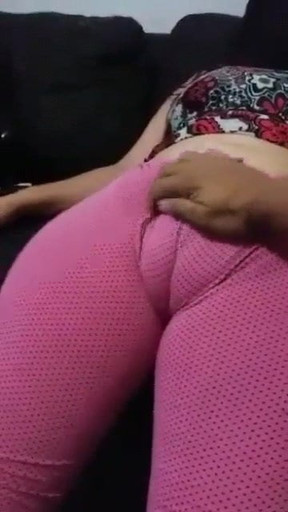 Showing girlfriend's ass....