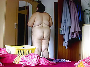 My wife fat ass and big huge boobs spycam