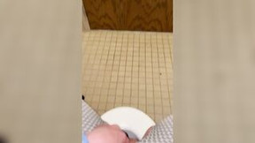 Peeing on the floor of my dorm WC