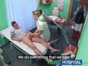 Fake Hospital Stud caught giving nurse a creampie