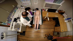Innocent Shy Teen Lainey Examined By Doctor Tampa & Nurse Rose At GirlsGoneGyno.com Clinic - Part 3 of 4 - Gyno examination spread eagle in the stirrups