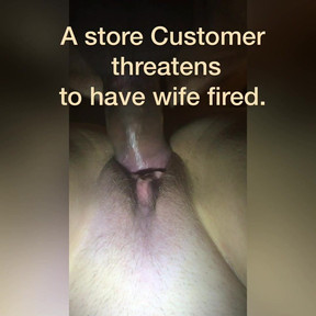 Married Cashier Used by a Store Customer