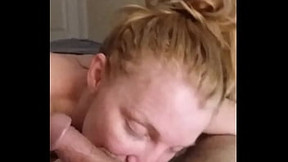 Nice, Irish ginger goes to town on my cock