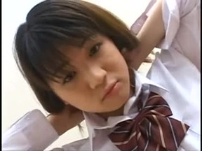 Naughty Asian Schoolgirl plays her Vagina and deep throats Hard-On