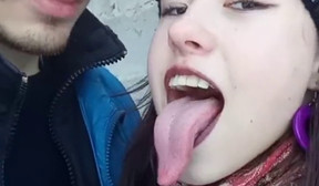 More Sexy Long Tongue Sucking! Pornhub com