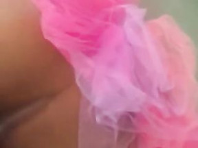 MATURE BBW FUCKBUDDY FUCKED IN THE ASS WITH TUTU & BLINDFOLD