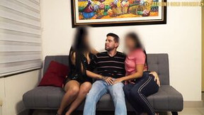 2 Peruvian Girls Got Nailed By A White Spanish Bro
