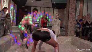 Massive Mud Fight in Sex Club Video