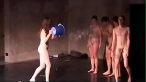 Public naked Theater Art Hairy Nudist stage artistic Teatro voyeur Nude Catfight th&eacute_&acirc_tre performers Naturists