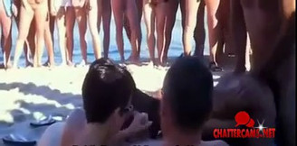 Hedonism Nudist Beach Group Orgy