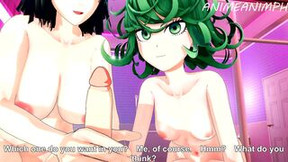 Fucking Tatsumaki and Fubuki at the same Time... 1 Punch Man pov Cartoon Anime Parody 3d Uncensored