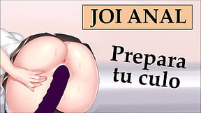 JOI anal challengue en espa&ntilde_ol. Orgasmos incluidos.