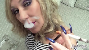 Nikki ashton - newport sex fantasy - beautiful amazing hot milf smokes while you amazing fuck her