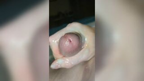 Precum With Some Sloppy Hand Play Milking My Cock Part three