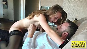 Real domination tart gets fucked tied
