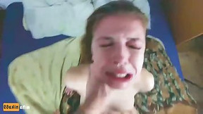 Anal punishment. Young skinny slut gets fucked hard in ass. Amateur teen with small tits fucked rough in the ass. Cum on face. Hot russian slut