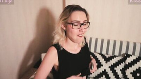 Housewife with glasses turns into a sex-craving hussy once her lover whips out his big cock