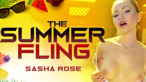 The Summer Fling POV - Naughty Russian Sasha Rose Poolside Fuck