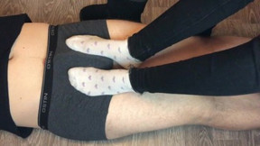471,"Sweaty White Socks Compilation Babe Sockjob Socks Mistress