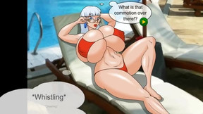 Mrs Claus on vacation