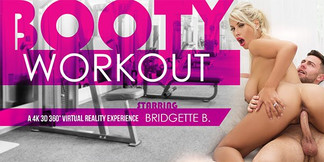 Booty Workout - Busty Blonde MILF VR Sex
