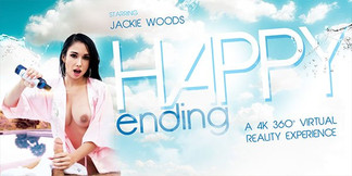 Happy Ending - Busty Jackie Wood Outdoor Sex VR