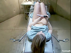 Jessie Cox Padded Cell machine fucking and strange insertibles AND squirting in final scene