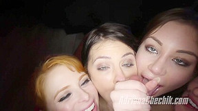 Daisy Stone, Adriana Chechik And Penny Pax - Gang Bangs Are Great But Even Better When They Are Reversed
