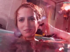 Submerged underwater teen Nikita honey gets concupiscent
