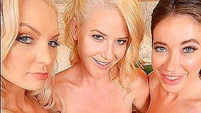 Bianca Burke, Kenzie Taylor And Kit Mercer In This Foursome Will Leave You Dry