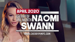 Naomi Swann in Naughty Naomi is a lover of fruit and loves getting sticky by squeezing them all over her sexy body until turning herself on so much that only a wild dildo ride could satisfy her.