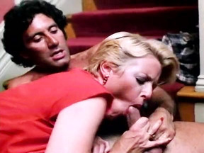 Juliet Anderson John Leslie in hot chick banged on the stairs in a classic xxx