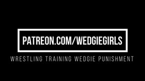 London's Wrestling Wedgie Training Punishment