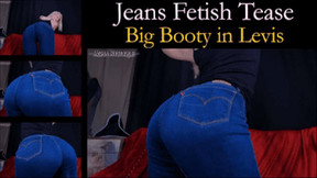 Jeans Fetish Tease Big Booty in Levis - mp4