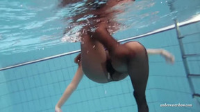 Zuzanna perfect underwater teenie busty babe naked